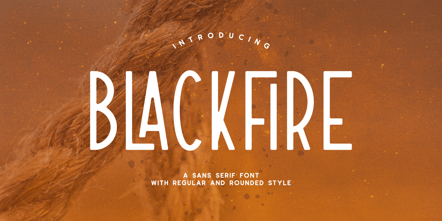 Шрифт Blackfire